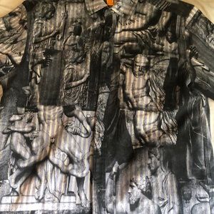 Urban outfitters printed relaxed fit shirt